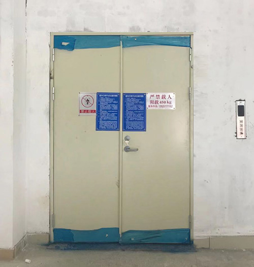 对开防火门
